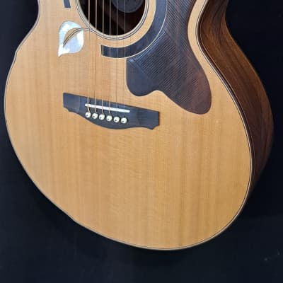 Blueberry NEW IN STOCK Handmade Acoustic Guitar Grand Concert Maple Leaf image 6