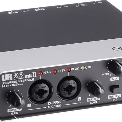Steinberg UR22mkII USB 2.0 Audio Interface 2010s - Silver/Black image 1