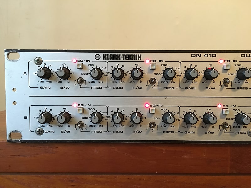 Klark Teknik DN-410 Dual Parametric Equalizer. With KT Output