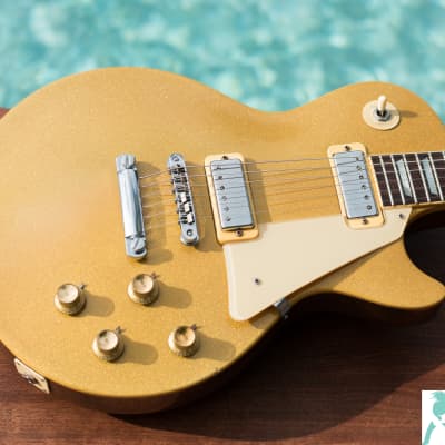 Vintage 1981 Aria Pro II Deluxe Single Cut Goldtop with Mini
