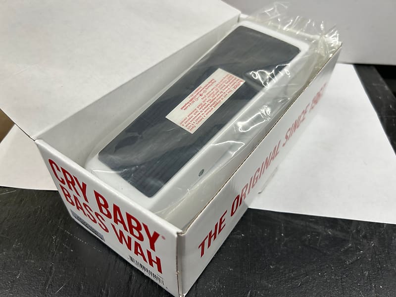Dunlop 105Q Cry Baby Bass Wah 1999 - Present - White | Reverb