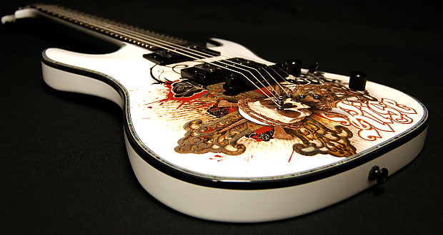 New! 2014 Dean Vendetta Resurrection Electric Guitar - Custom Graphics