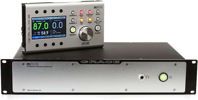 Grace Design m905 Monitor Control System with Remote - Silver image 1