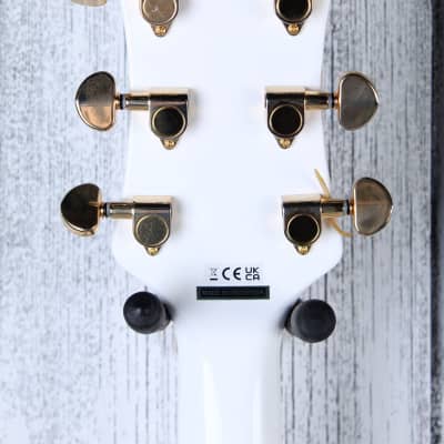 Gretsch G5022CWFE Rancher Falcon Jumbo Cutaway Acoustic Electric Guitar White image 14