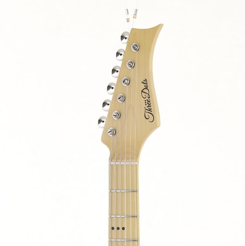 ギター Three Dots Guitars S Olympic White Three Dots ( スリードッツ ) S Model Olympic White Maple 送料