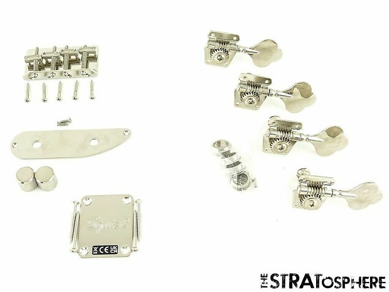 Fender Squier 50s Precision P Bass HARDWARE SET, Bridge Reverb