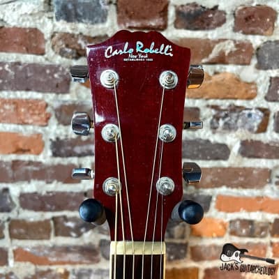 Carlo Robelli CBW4134CR Acoustic Guitar (2000s - Cherry Red) image 3