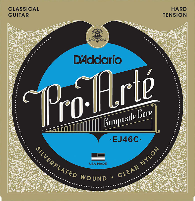 D'Addario EJ46C Pro-Arte Composite Classical Guitar Strings, Hard Tension image 1