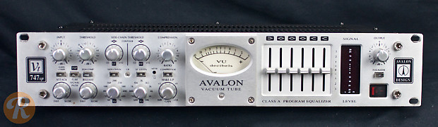 Avalon VT-747sp Stereo Vacuum Tube Compressor / Equalizer image 2