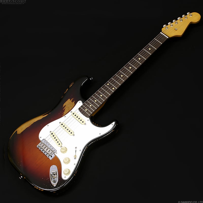 LG ST-JF John Frusciante Style Stratocaster [3-Tone Sunburst] Aged, Made in  Japan