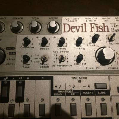 Roland TB-303 Bass Line Devilfish Mod. Mint + Bag TB303 Vintage | Very Rare Synthesizer image 3