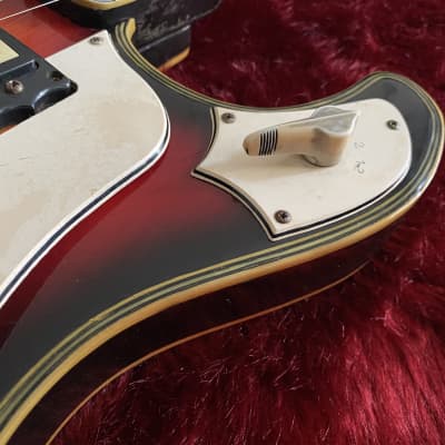 c.1967- Firstman/Liberty SC-2/SE-26V MIJ Vintage Hollow Guitar  “Sunburst” image 6