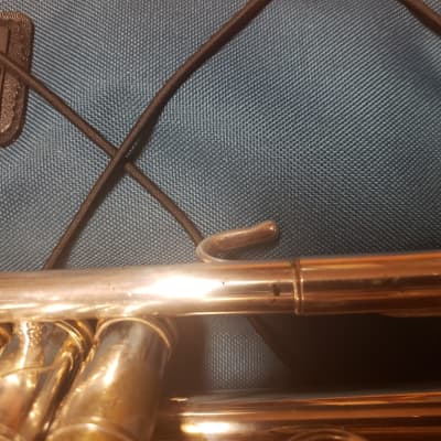 Bach Stradivarius 180S37 Silver Trumpet, Gold Trim, Heavy Caps, Serviced, Extras! image 14