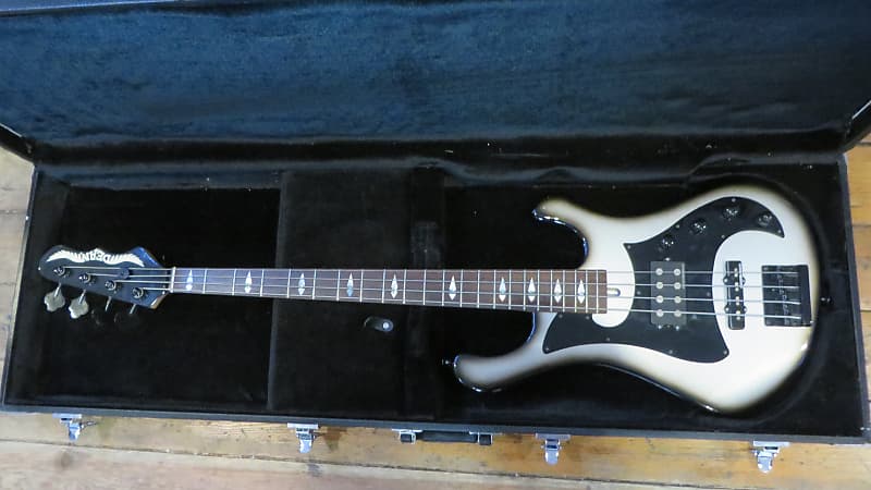 Dean Hillsboro USA Custom Shop Active Electric Bass w/ Original Case & Detuner Rare Silverburst image 1