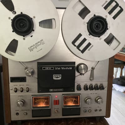 SERVICED AKAI GX-600DB DOLBY  4 track 10.5  inch reel to reel tape deck Recorder See Video!! Bild 1