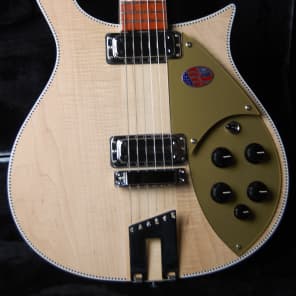 MINT! Rickenbacker 660 Electric Guitar OHSC 100% Unplayed Hardshell Case Maple Glo image 2