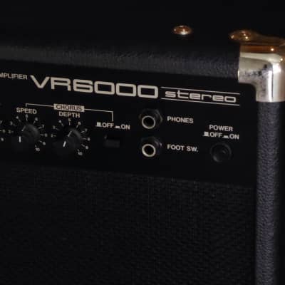 Yamaha VR6000 2x12 Combo Extremely Rare Near Mint True Stereo (or Mono) Reverb Chorus w/Footswitch image 3