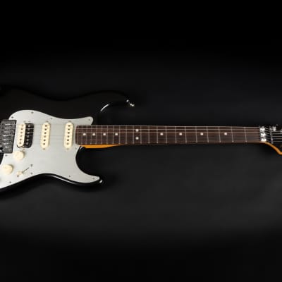 2021 Fender American Ultra Luxe Stratocaster RW Floyd Rose HSS - Mystic Black | USA Matching Headstock | COA OHSC image 3