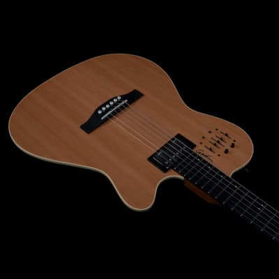 Godin A6 Ultra Natural SG Electric Acoustic Guitar image 2