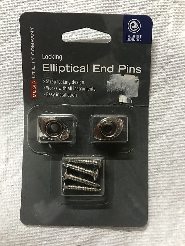 D'Addario Elliptical End Pins - Chrome