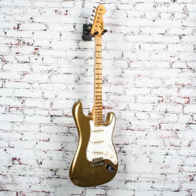 USED Fender - B2 Postmodern Stratocaster® - Electric Guitar - Journeyman Relic® - Maple Fingerboard - Aged Aztec Gold - w/ Custom Shop Hardshell Case - x6342 image 4