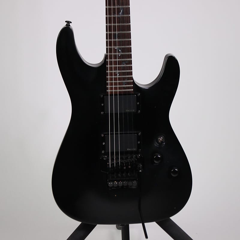 Used Schecter DAMIEN FR DIAMOND SERIES Electric Guitars Black | Reverb