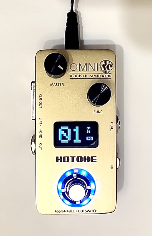 Hotone Omni AC OMP5 Acoustic Simulator 2010s Gold Reverb