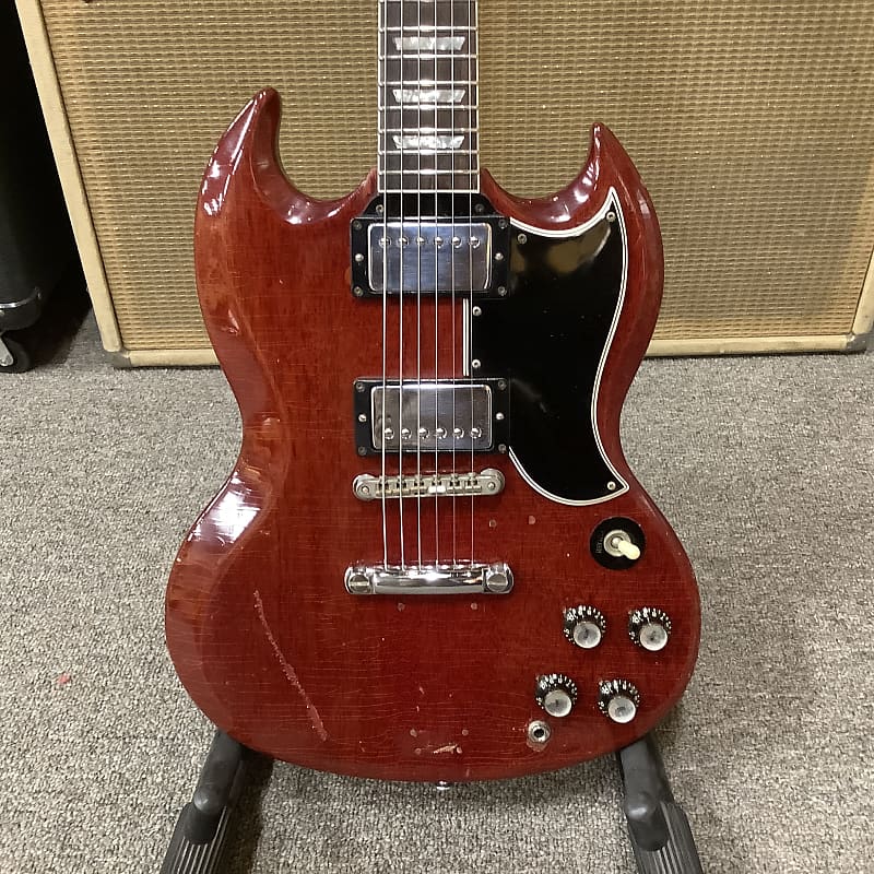 1966 Gibson SG Standard Cherry Red | Reverb