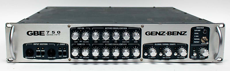 Genz Benz GBE 750 Bass Amplifier Rackmount Head