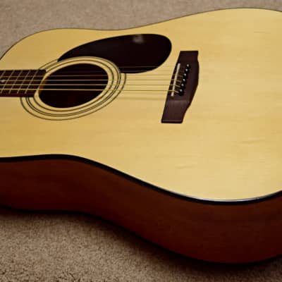 Cort AD810E OP Standard Series Spruce/Mahogany Dreadnought with Electronics 2010s - Open Pore Natural image 3