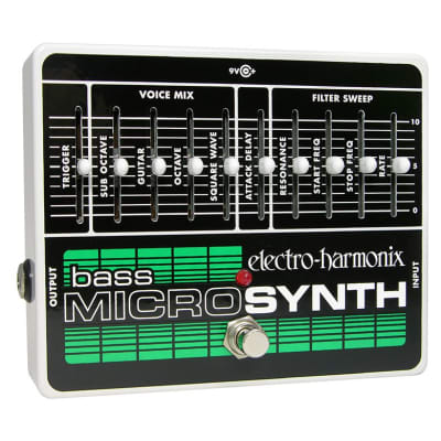 Electro-Harmonix Bass Micro Synth Analog Microsynth Bass Effect Pedal image 1
