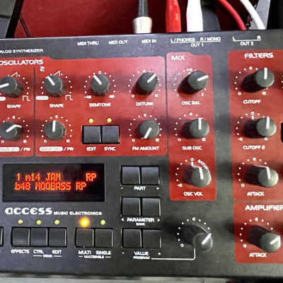 Access Virus A, B,C RED/BLACK OLED Display Upgrade