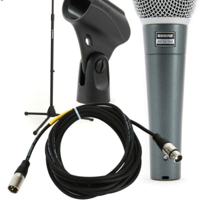 Shure BETA 58A ULX2 Wireless Microphone Mic J1 554 590 MHz ULX2 J1