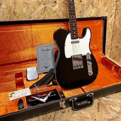Pre Owned Fender Custom Shop 2014 '63 Telecaster Relic - Black, Rosewood Inc Case image 5