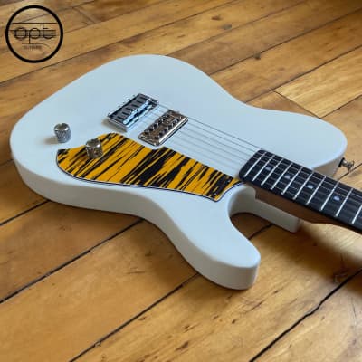 OPT Guitars - Cyfres 1 - T Style - Natural White / Orange Tiger image 6
