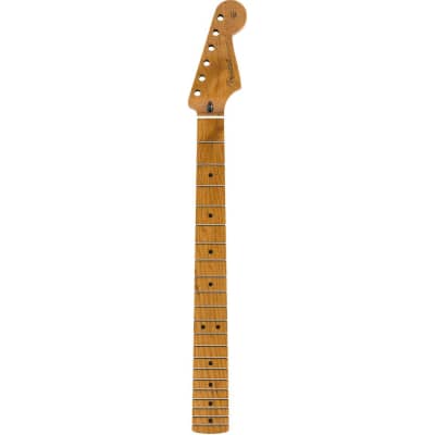 Musikraft Roasted Maple Stratocaster Neck Chunky V Profile | Reverb