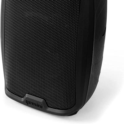 Gemini Sound AS-2110P Amplified 2-Channel PA DJ System, 10" Inch Woofer 1000W Watts Power Speakers with XLR Input/Output, 2 x 1/4" Inch Microphone/RCA and AUX Inputs w/Handles image 4