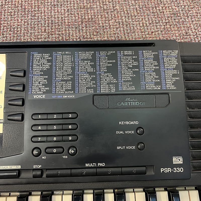 YAMAHA PSR-330 キーボード カートリッジ付 YAMAHA Yamaha Portatone PSR-330 Keyboard ヤマハ キーボード