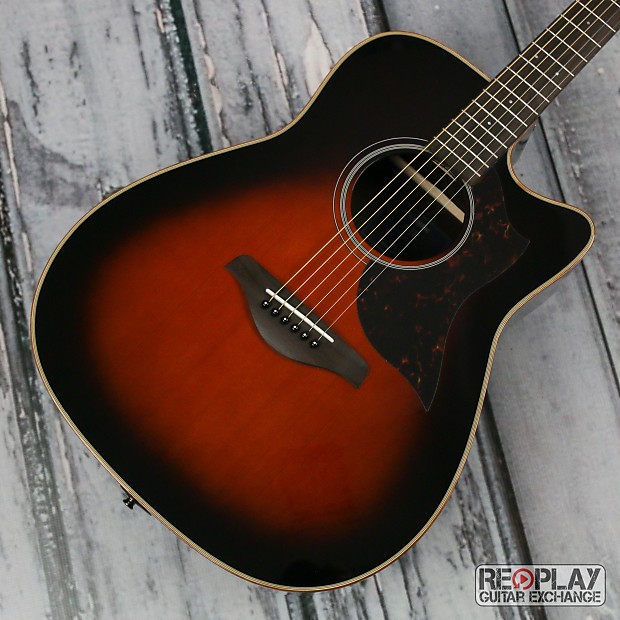 Used Yamaha A1R TBS acoustic electric guitar sunburst