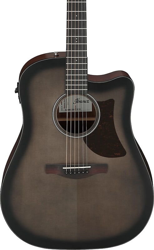 Ibanez AAD50CE Grand Dreadnought Acoustic-Electric Guitar, Trans Charcoal Burst image 1