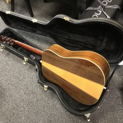 Morris LF-5 Tree of Life acoustic guitar in sunburst made in Japan 1980s in excellent condition with hard case . image 10