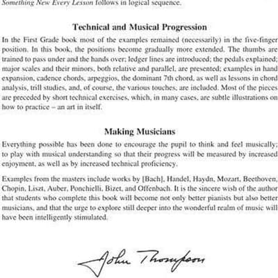 John Thompson's Modern Course for the Piano - Second Grade (Book Only) image 2
