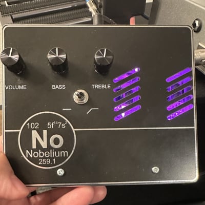 Nobelium Bass Preamp (Noble Preamp clone) 2023 - Black