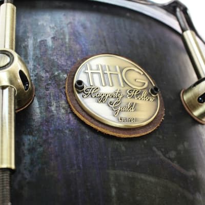 HHG Drums 14x7 Raw Plate Steel Snare, Oxide Patina image 3