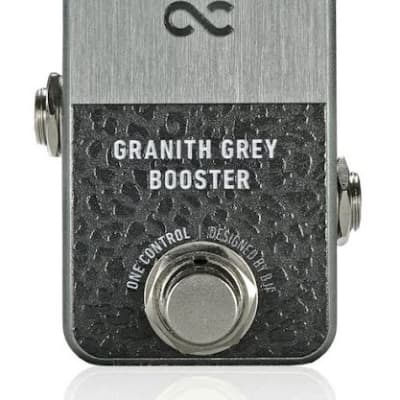 Reverb.com listing, price, conditions, and images for one-control-granith-grey-booster