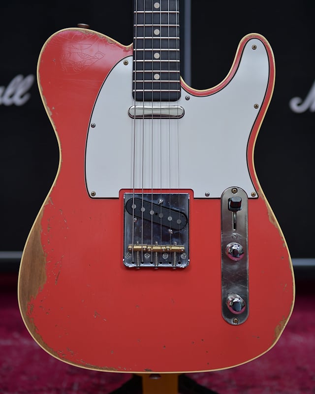 ★Custom Oder Relic FiestaRedTelecaster ★ Custom Build Telecaster Custom 2024 - Fiesta Red Heavy Relic