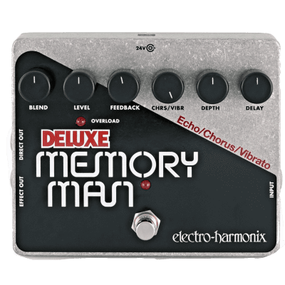Electro-Harmonix Deluxe Memory Man Analog Delay / Chorus / Vibrato Pedal - New image 1