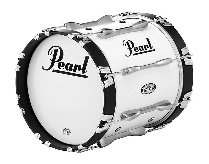 Pearl Championship CarbonCore FFX Marching Snare Drum - 14 x 12 inch -  Piano Black Lacquer