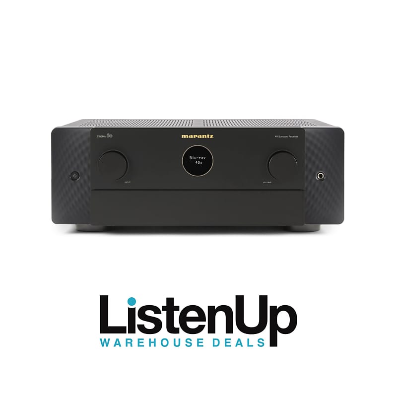 Marantz Cinema 50 9.4 Channel Home Theater Receiver w/ Atmos, BT, AirPlay2, Alexa  			