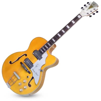 Kay Reissue Barney Kessel Gold "K" Signature Series Artist K6700V - Natural Blonde image 1